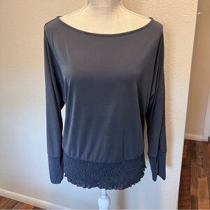 Veronica M - Blue/Gray Women's Top - Size Large